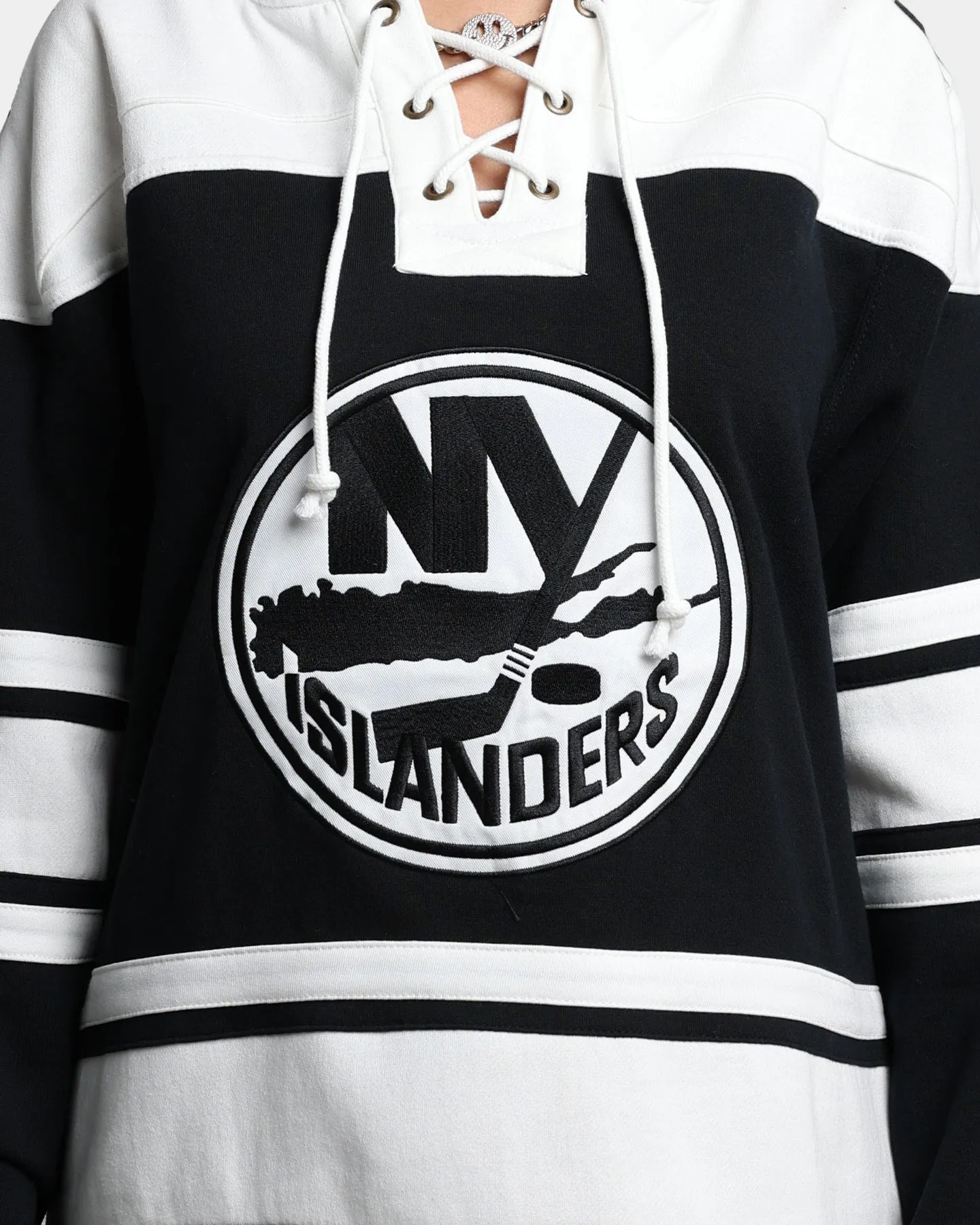 47 Brand New York Islanders Superior Lacer Hoodie Jet Black