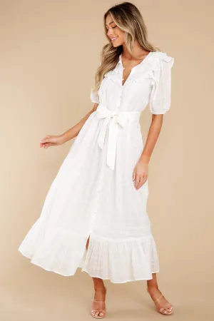 Aliza White Ankle Dress