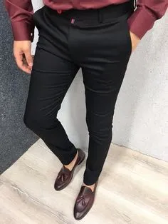 Black Formal Pants Party Wear