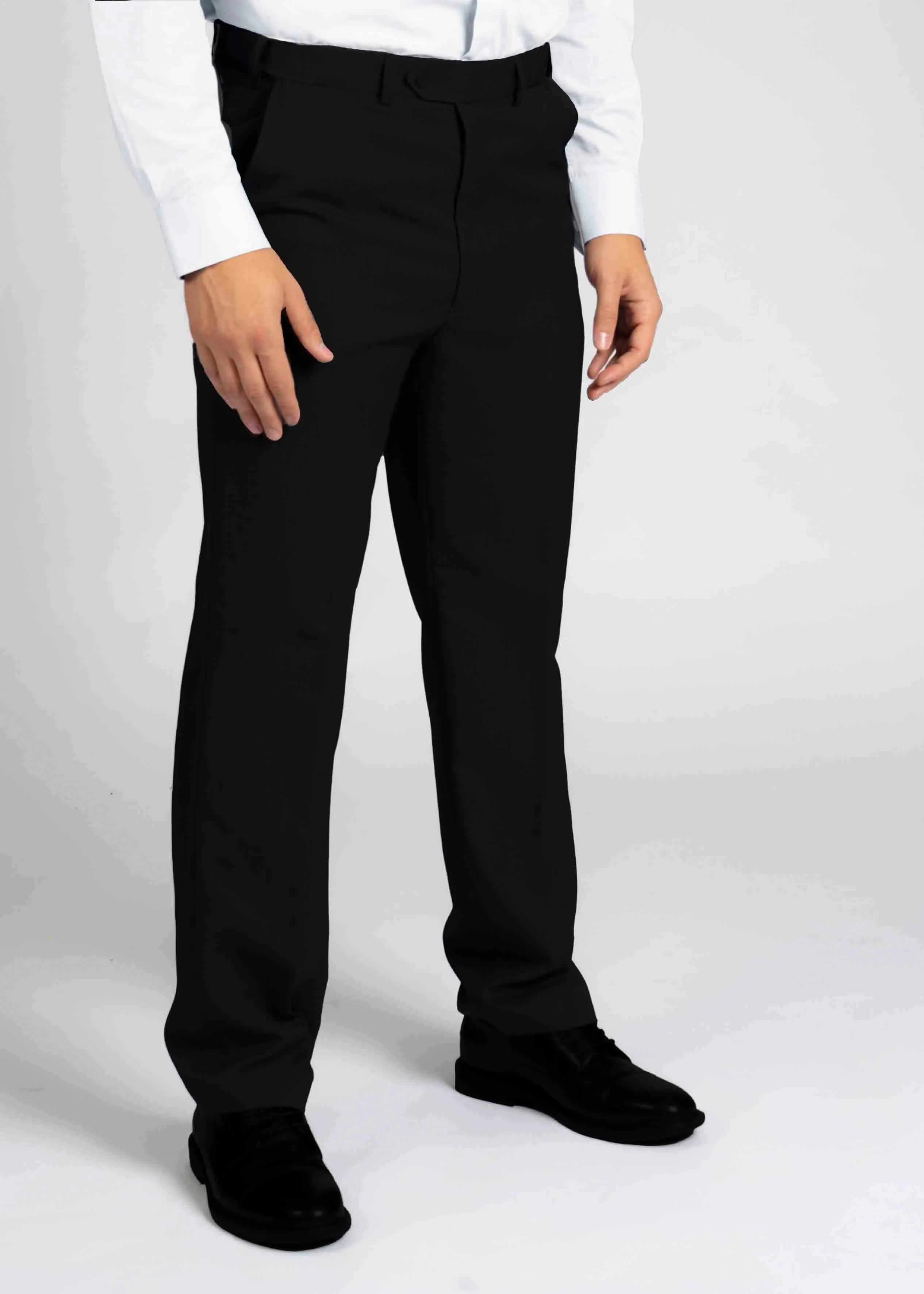 Blake Straight Loose Fit VELCRO® Brand Fastening Smart Trousers