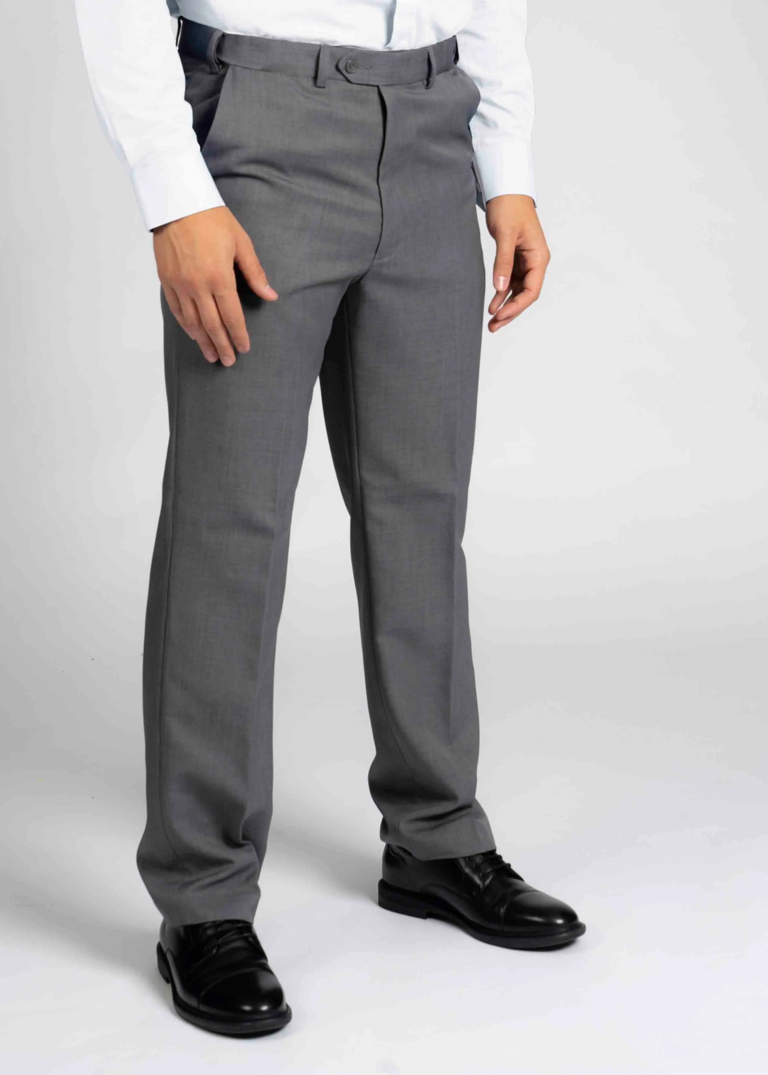 Blake Straight Loose Fit VELCRO® Brand Fastening Smart Trousers