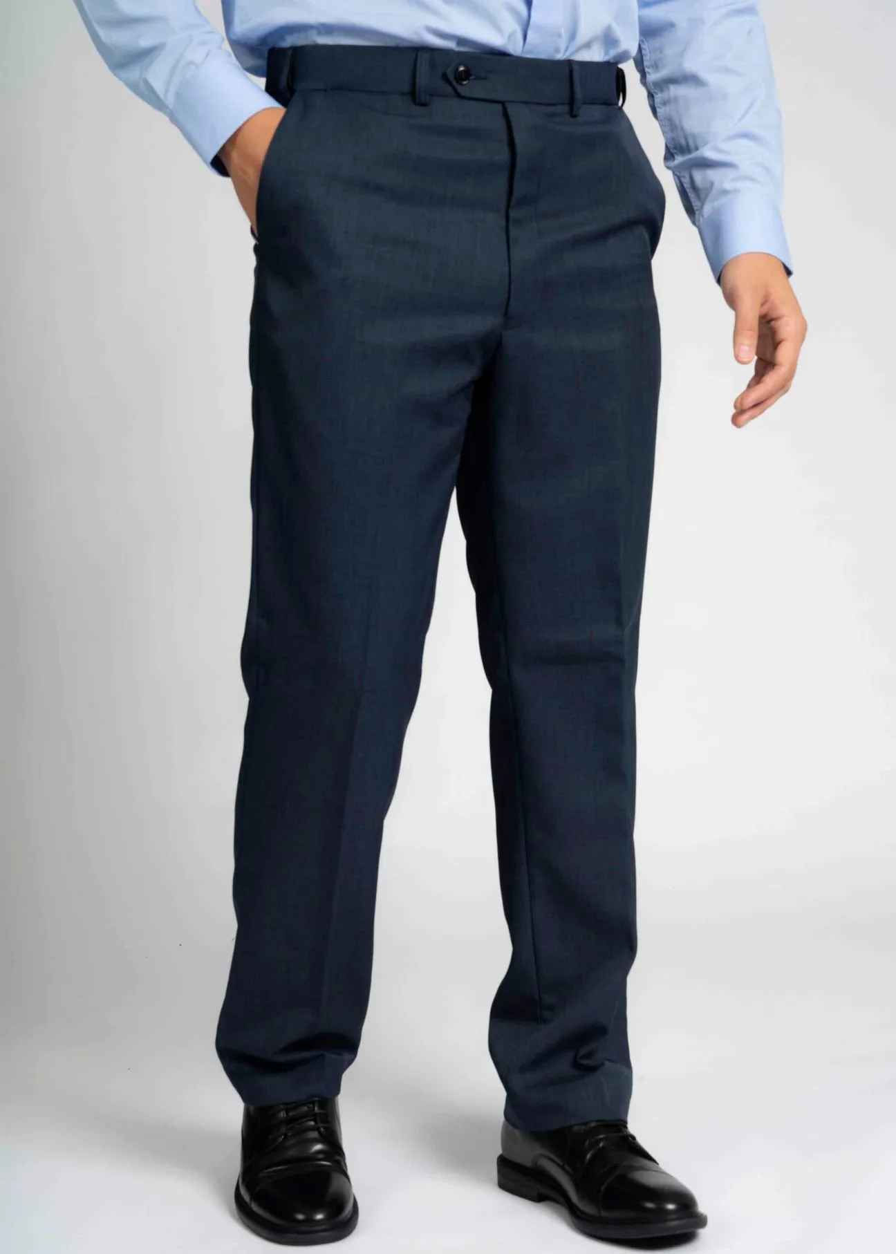 Blake Straight Loose Fit VELCRO® Brand Fastening Smart Trousers