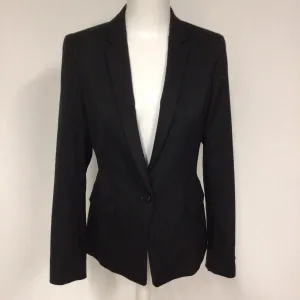 BNWT Next Tailoring Black Blazer Jacket w/Shoulder Pads Size 10R