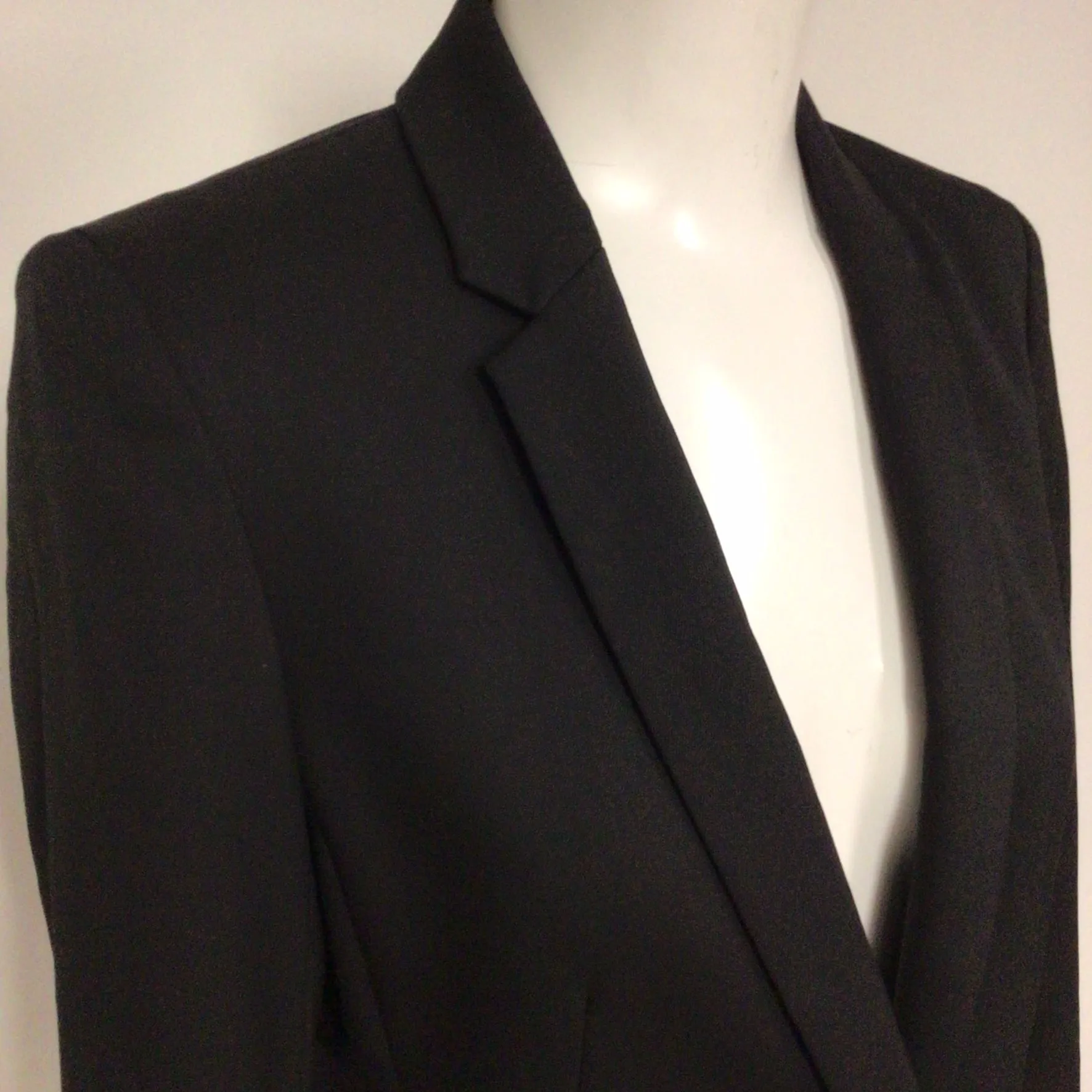 BNWT Next Tailoring Black Blazer Jacket w/Shoulder Pads Size 10R