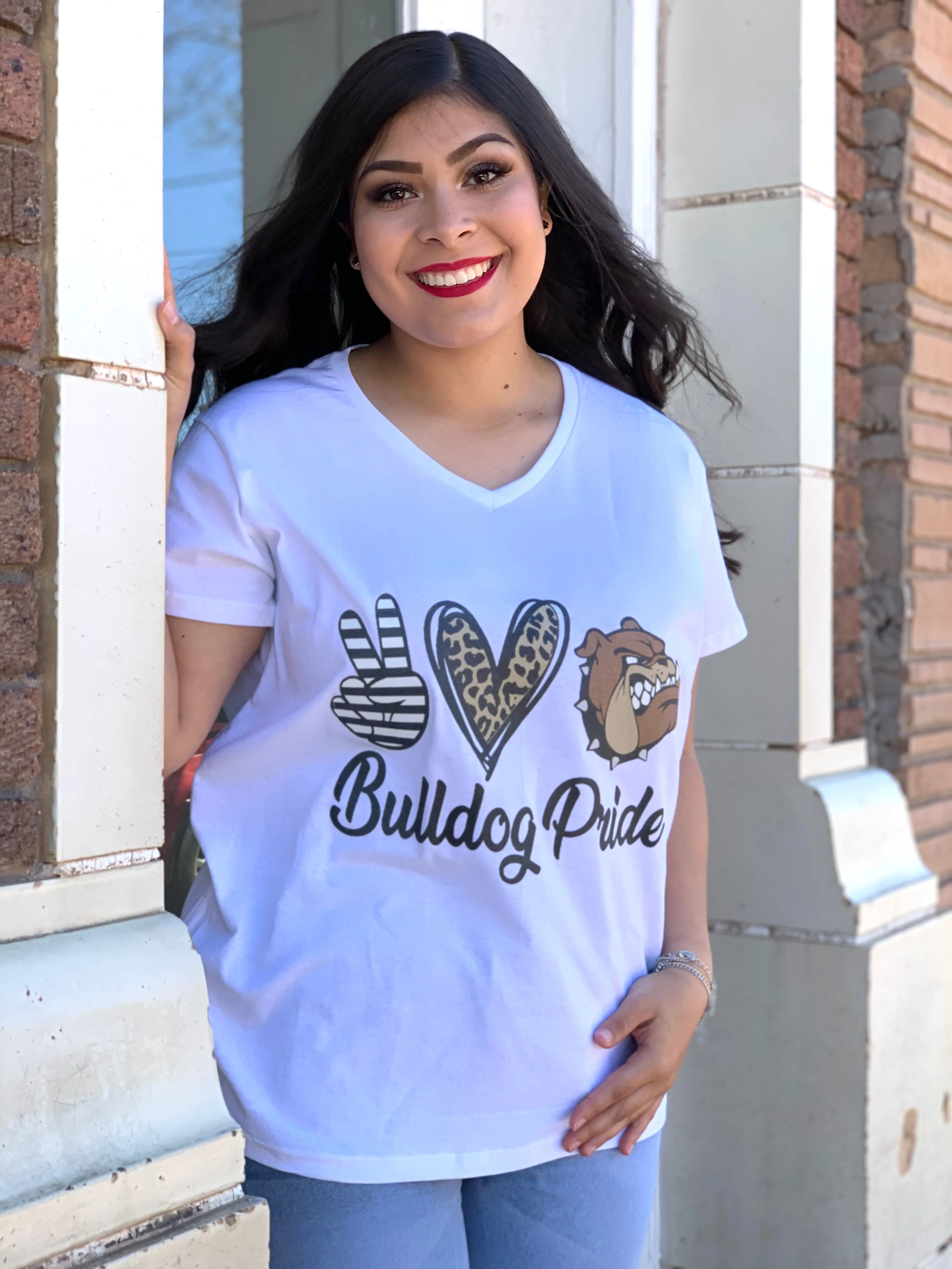 Bulldog Graphic Tee Shirt