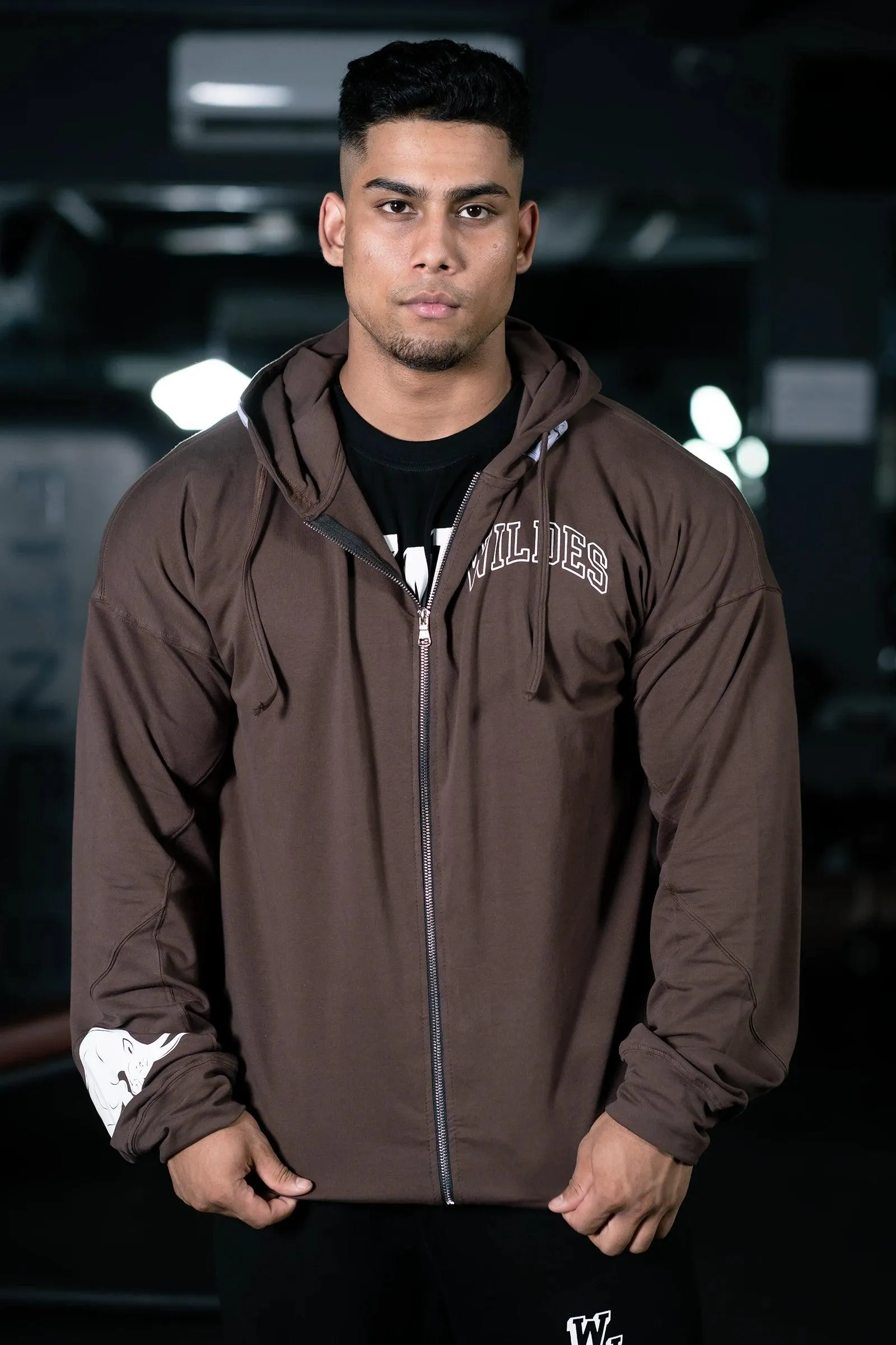 BULLFORCE ZIP HOODIE (CRATER BROWN)