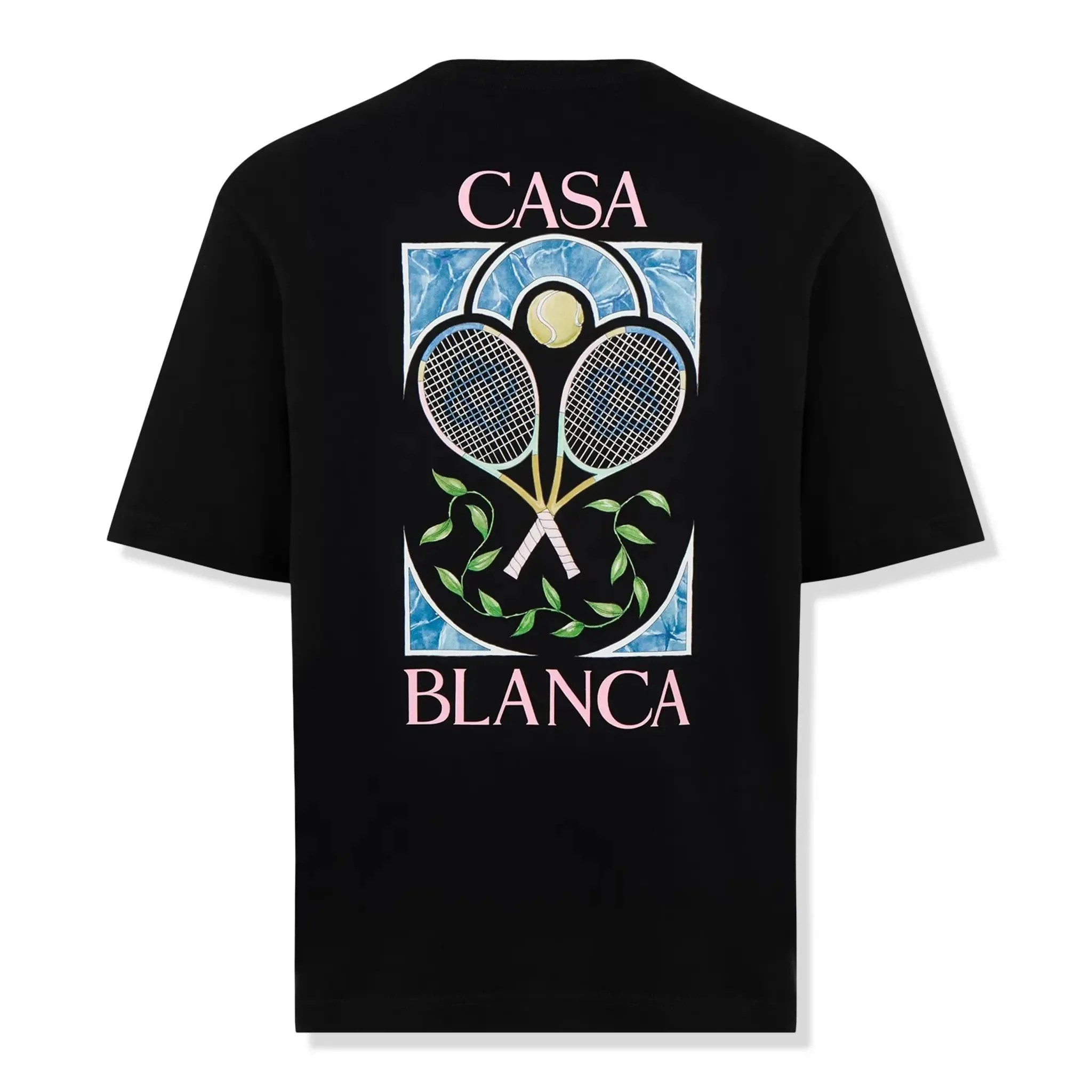 Casablanca Casa Tennis Racket Black T Shirt