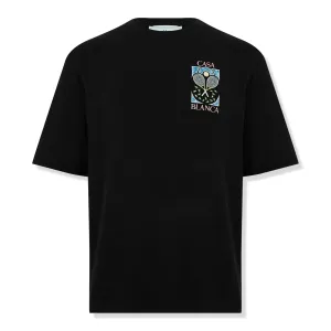 Casablanca Casa Tennis Racket Black T Shirt