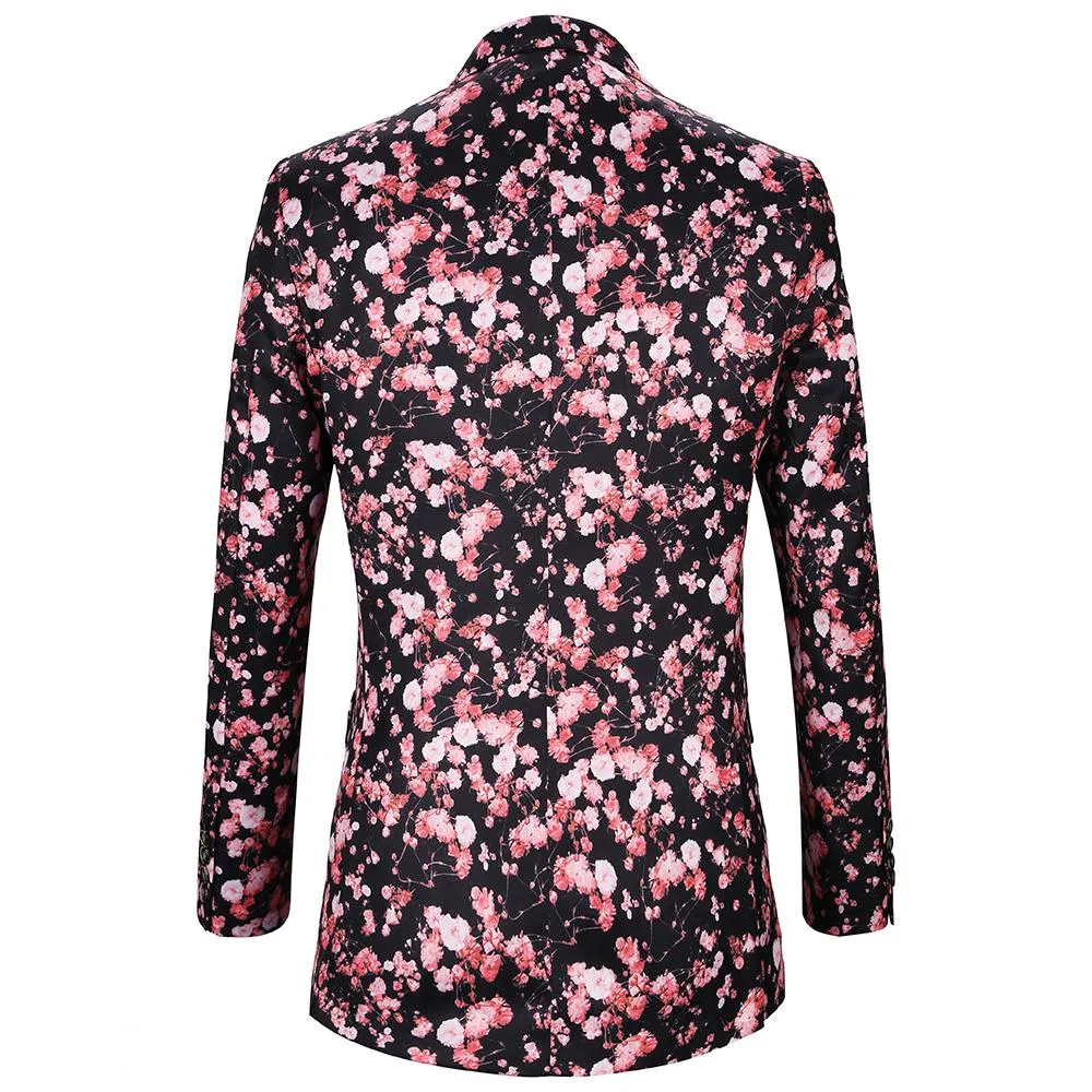 Cherry Blossoms Floral Blazer