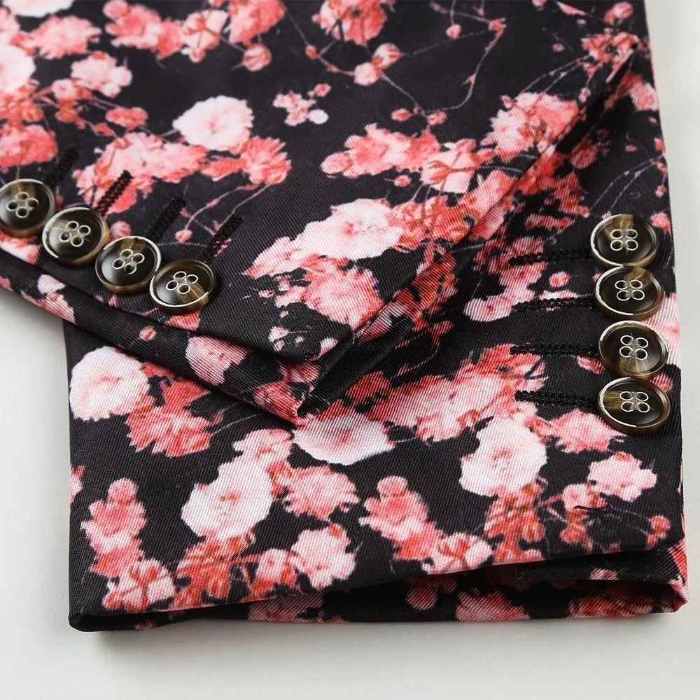 Cherry Blossoms Floral Blazer