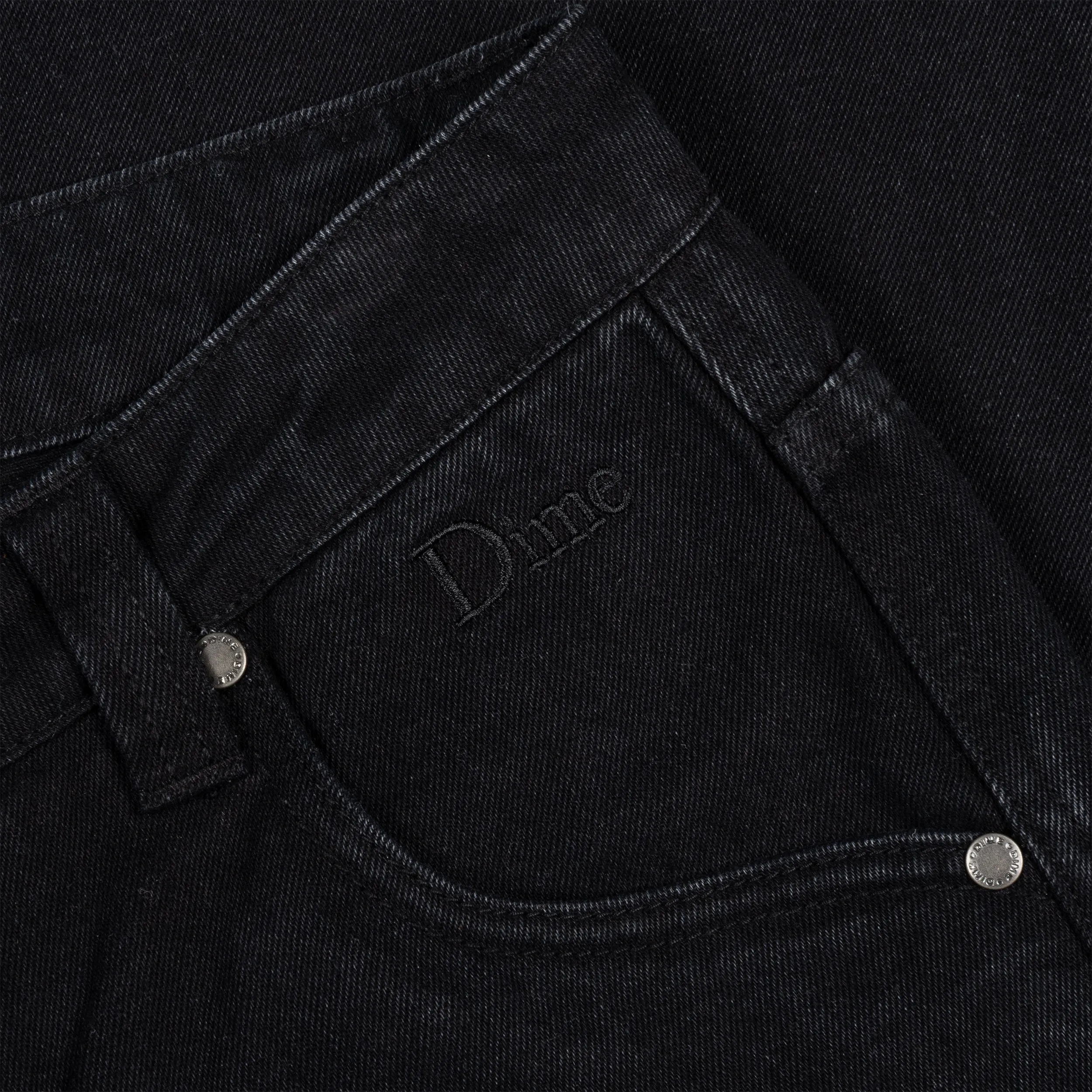 Classic Relaxed Denim Jeans, Black