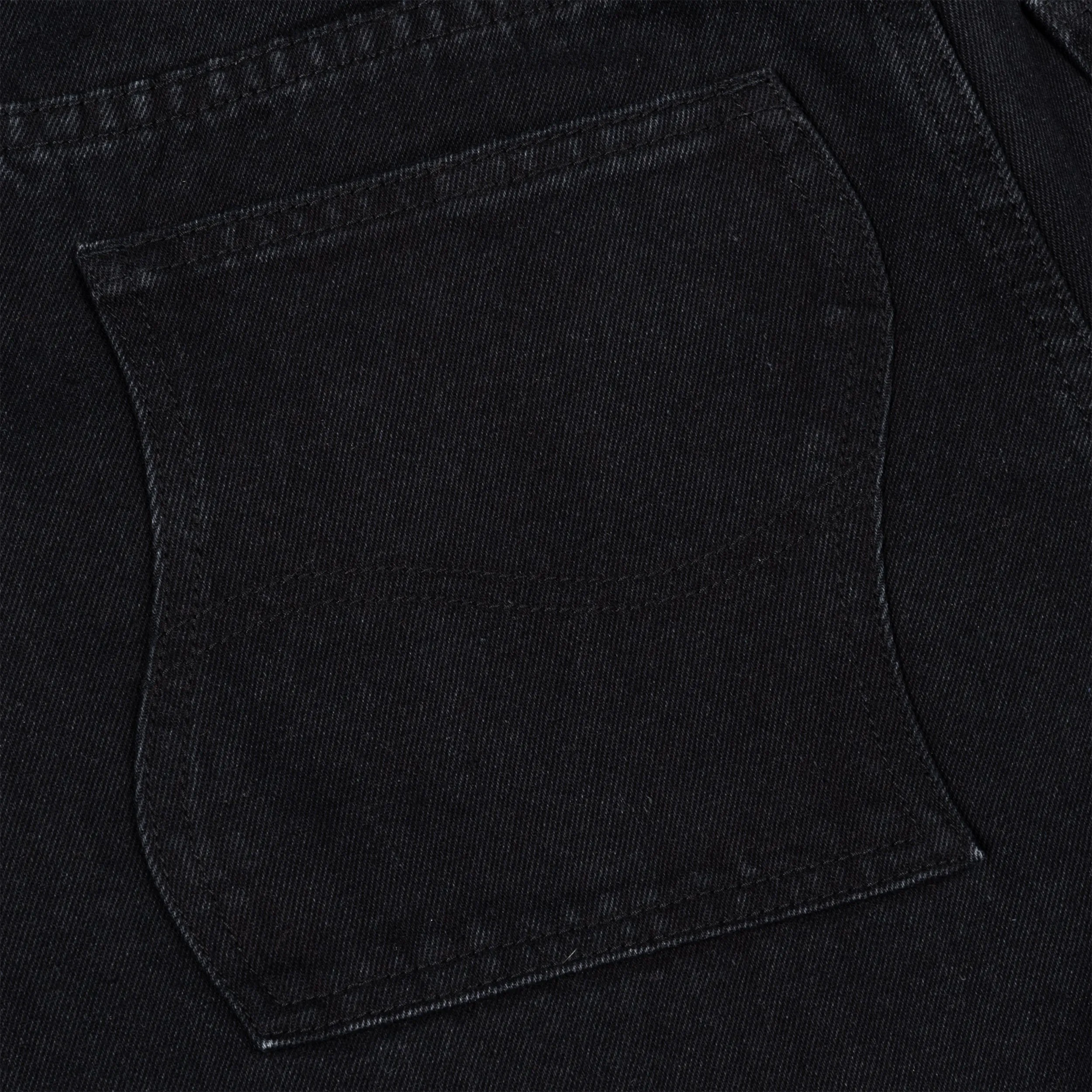 Classic Relaxed Denim Jeans, Black