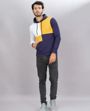 Colour Blocked Full Sleeve Hoodie