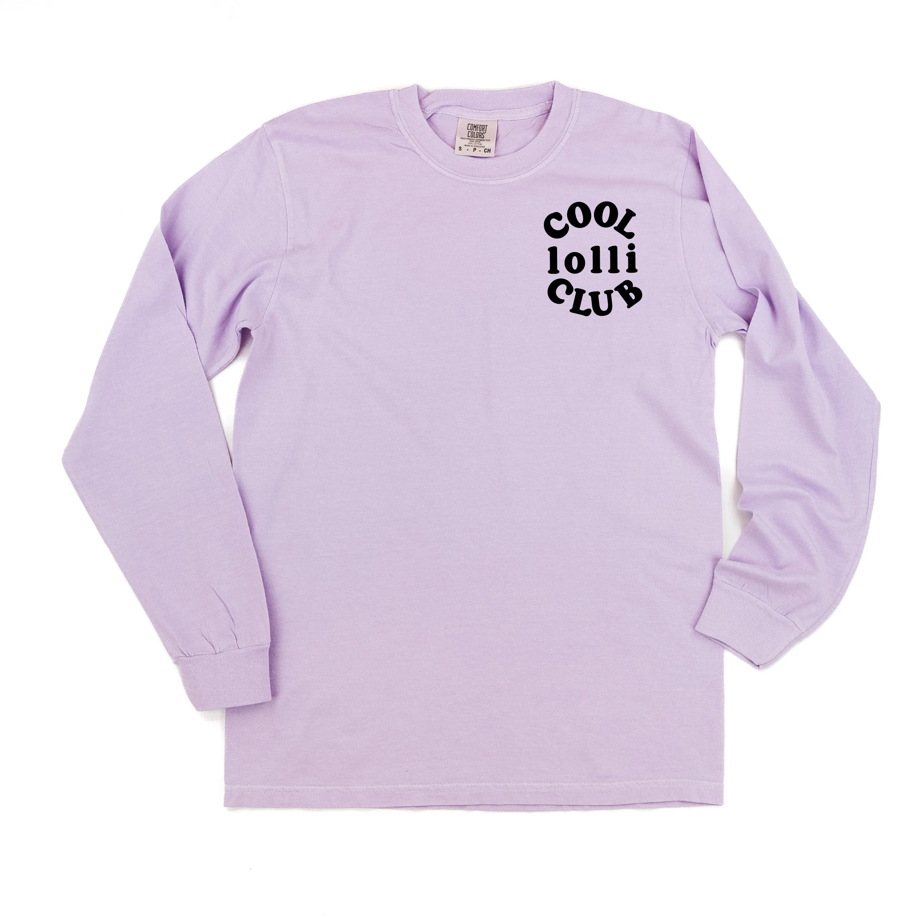 COOL Lolli CLUB - Pocket Design - LONG SLEEVE COMFORT COLORS TEE