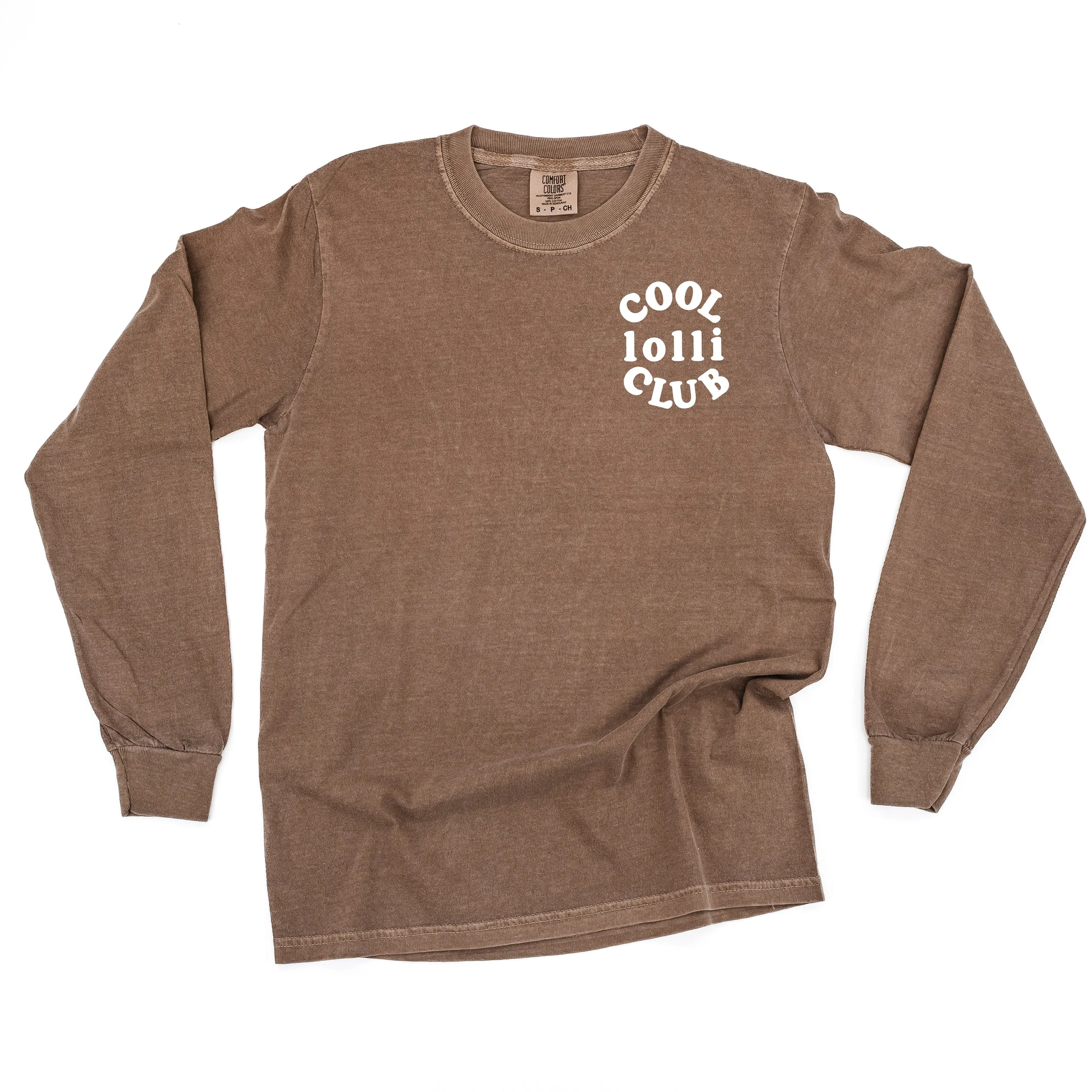 COOL Lolli CLUB - Pocket Design - LONG SLEEVE COMFORT COLORS TEE