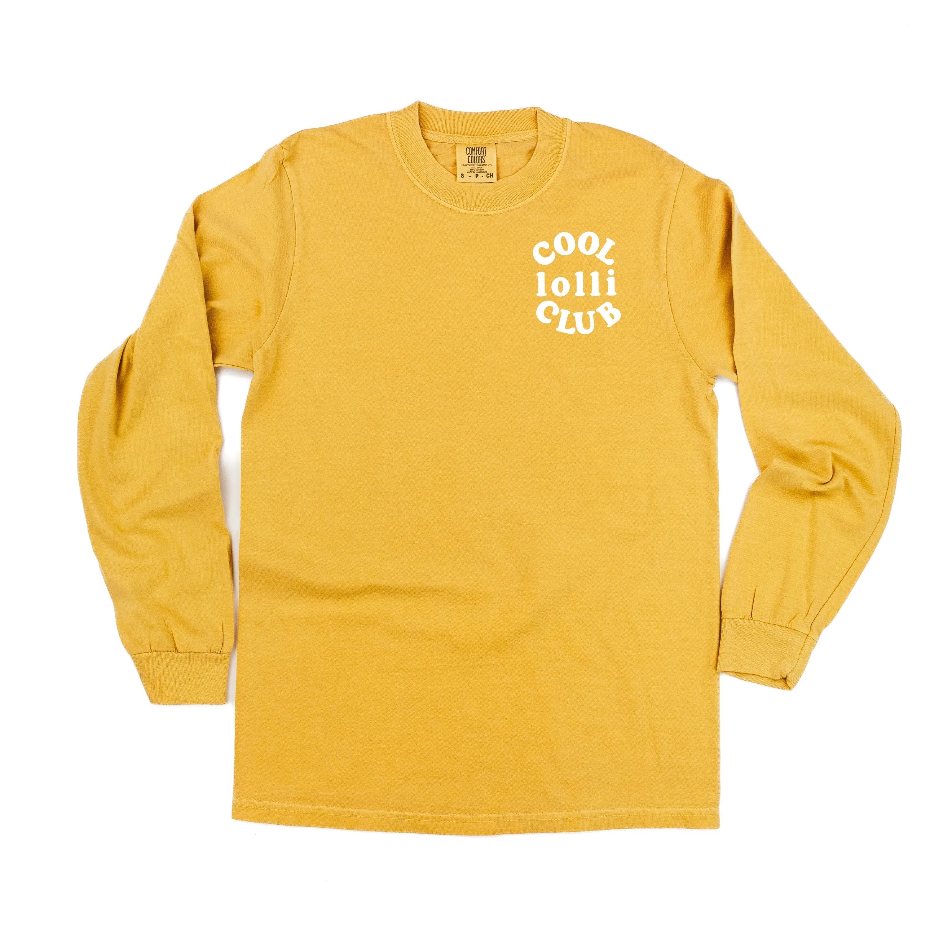 COOL Lolli CLUB - Pocket Design - LONG SLEEVE COMFORT COLORS TEE