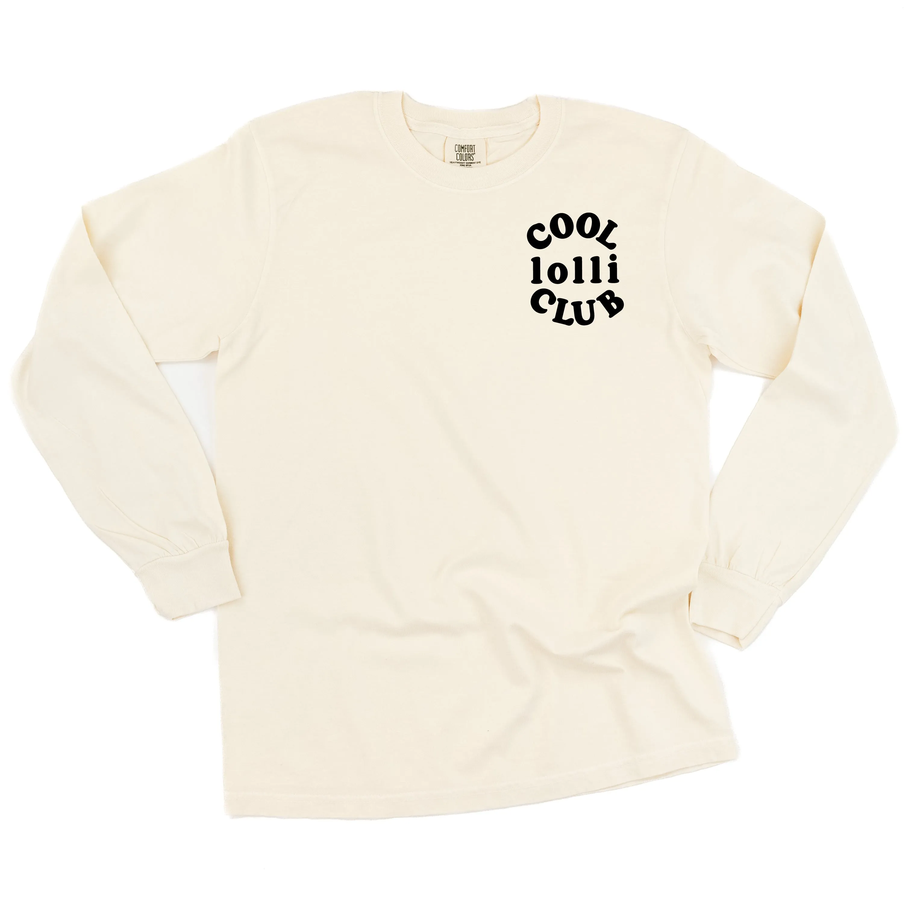 COOL Lolli CLUB - Pocket Design - LONG SLEEVE COMFORT COLORS TEE