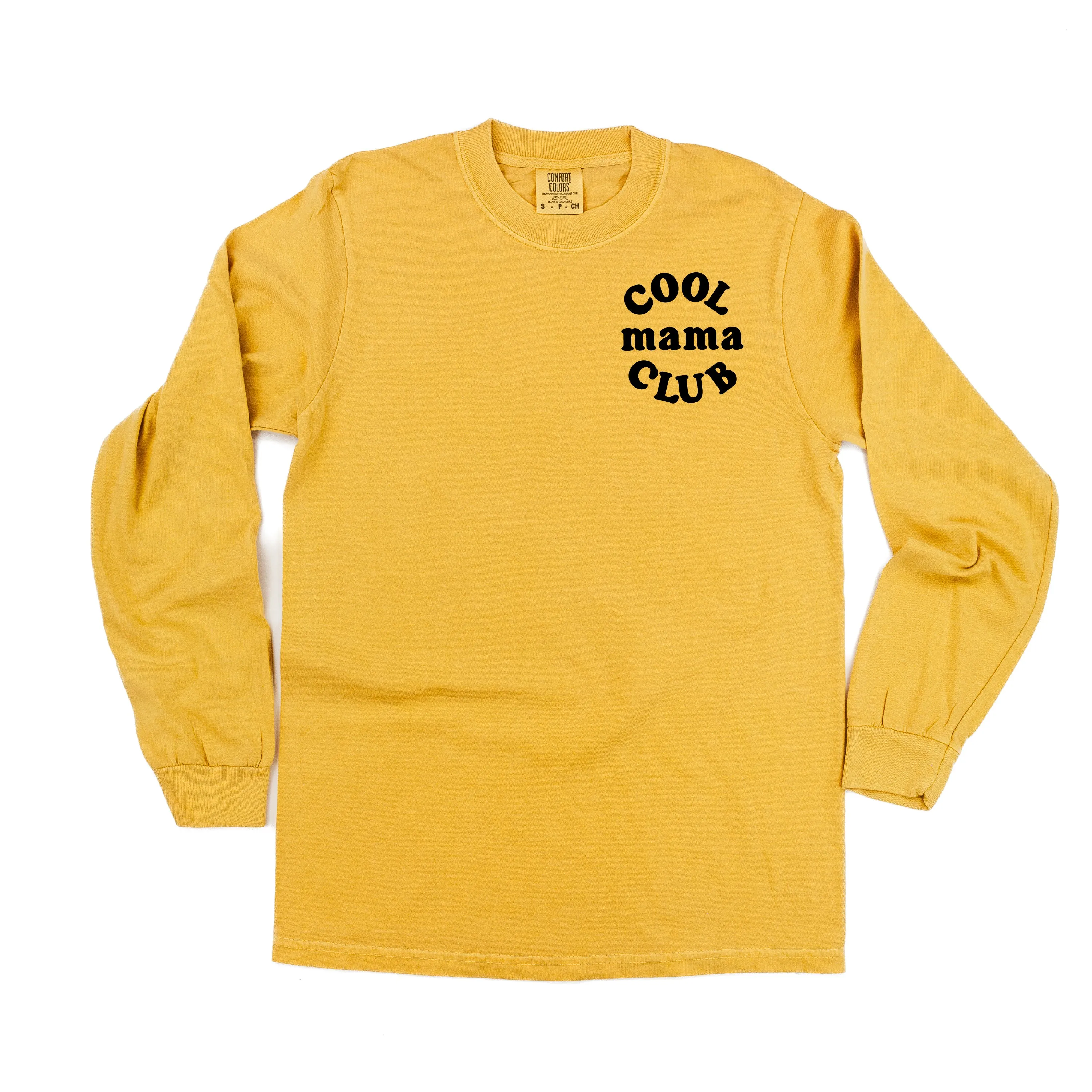 COOL Mama CLUB - Pocket Design - LONG SLEEVE COMFORT COLORS TEE