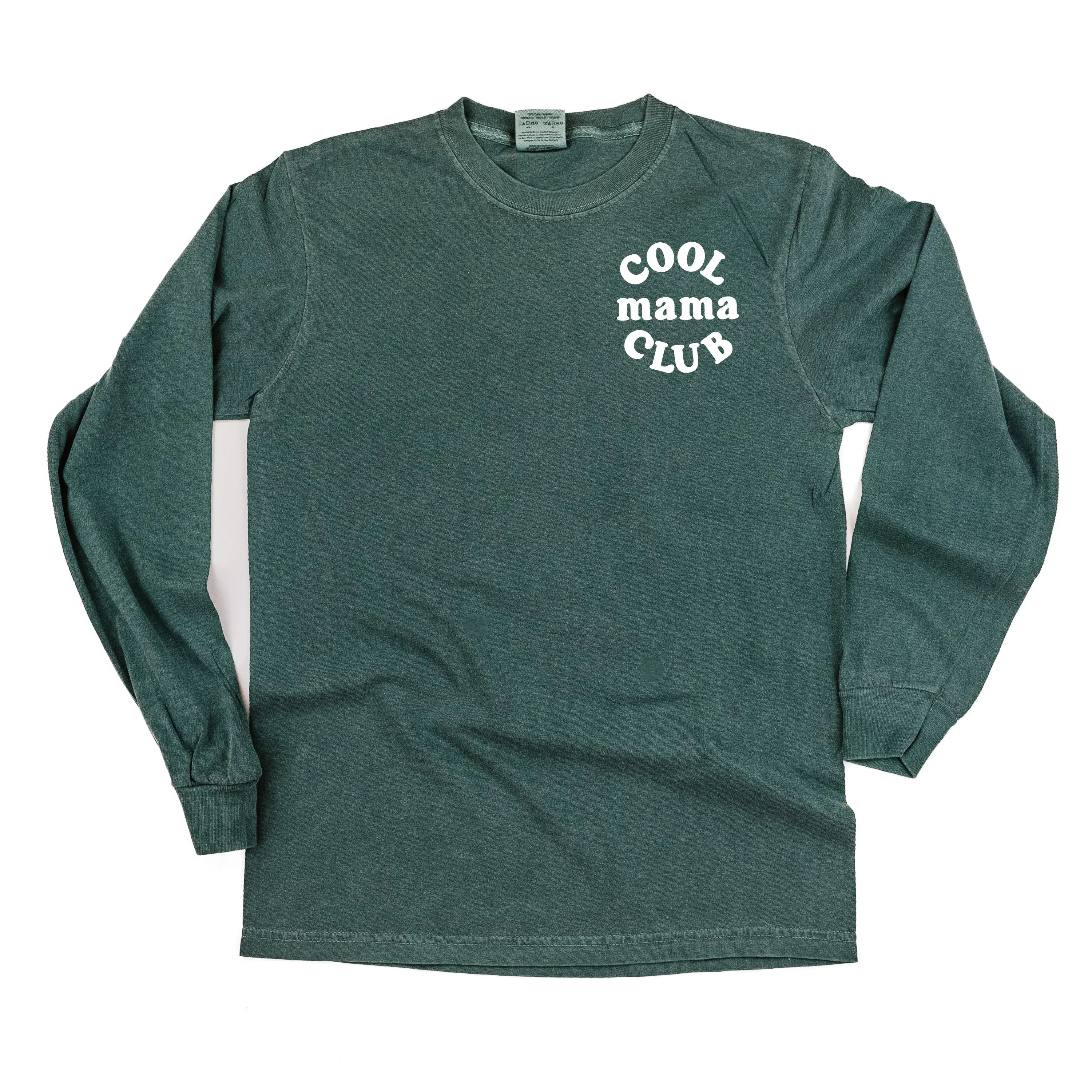 COOL Mama CLUB - Pocket Design - LONG SLEEVE COMFORT COLORS TEE