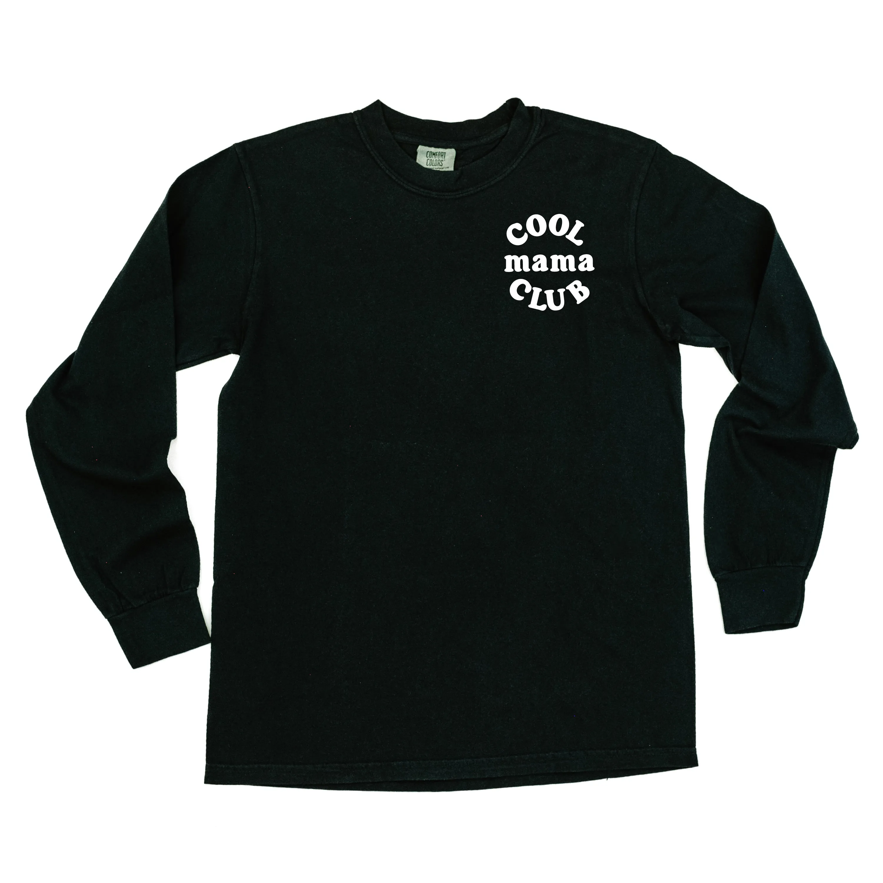 COOL Mama CLUB - Pocket Design - LONG SLEEVE COMFORT COLORS TEE