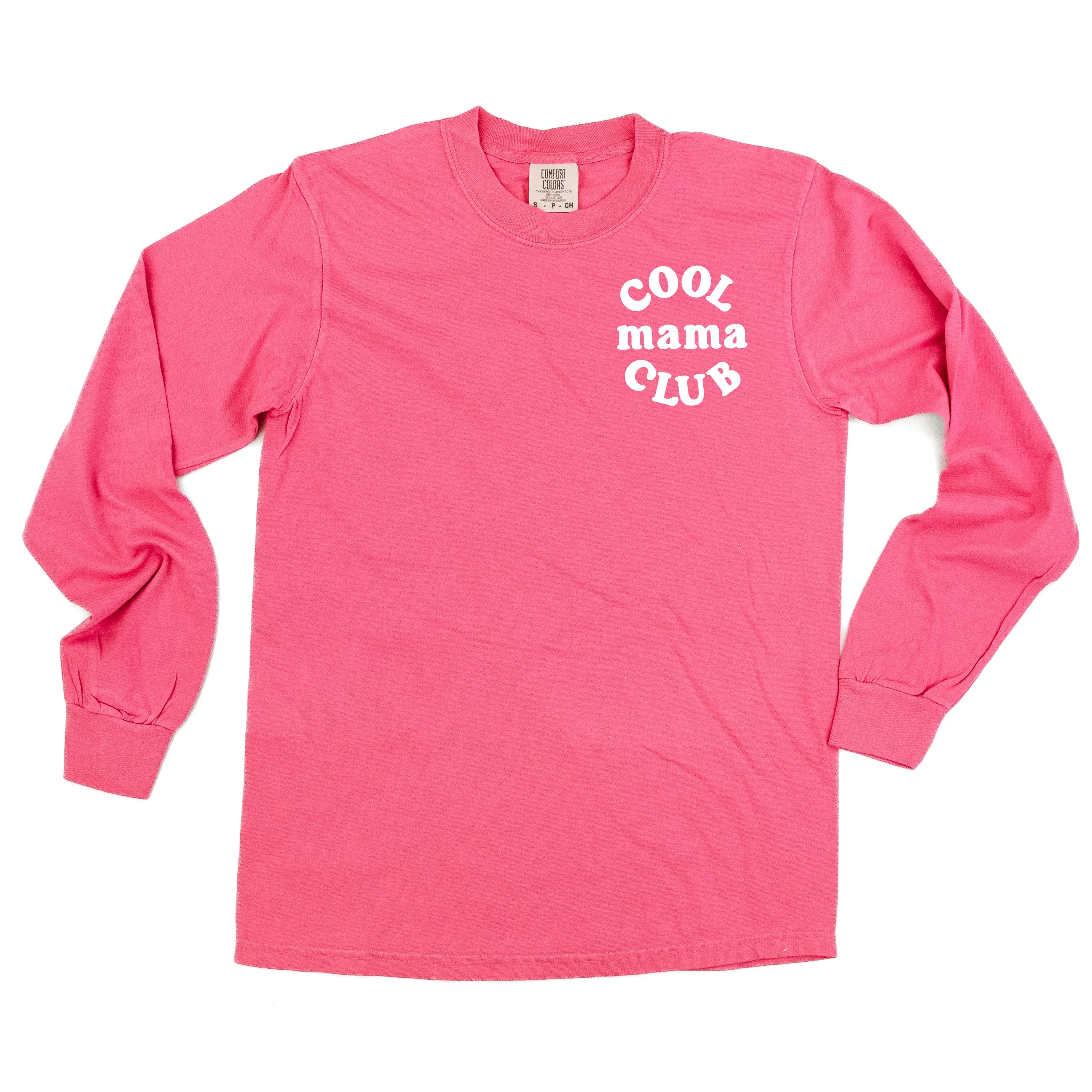 COOL Mama CLUB - Pocket Design - LONG SLEEVE COMFORT COLORS TEE