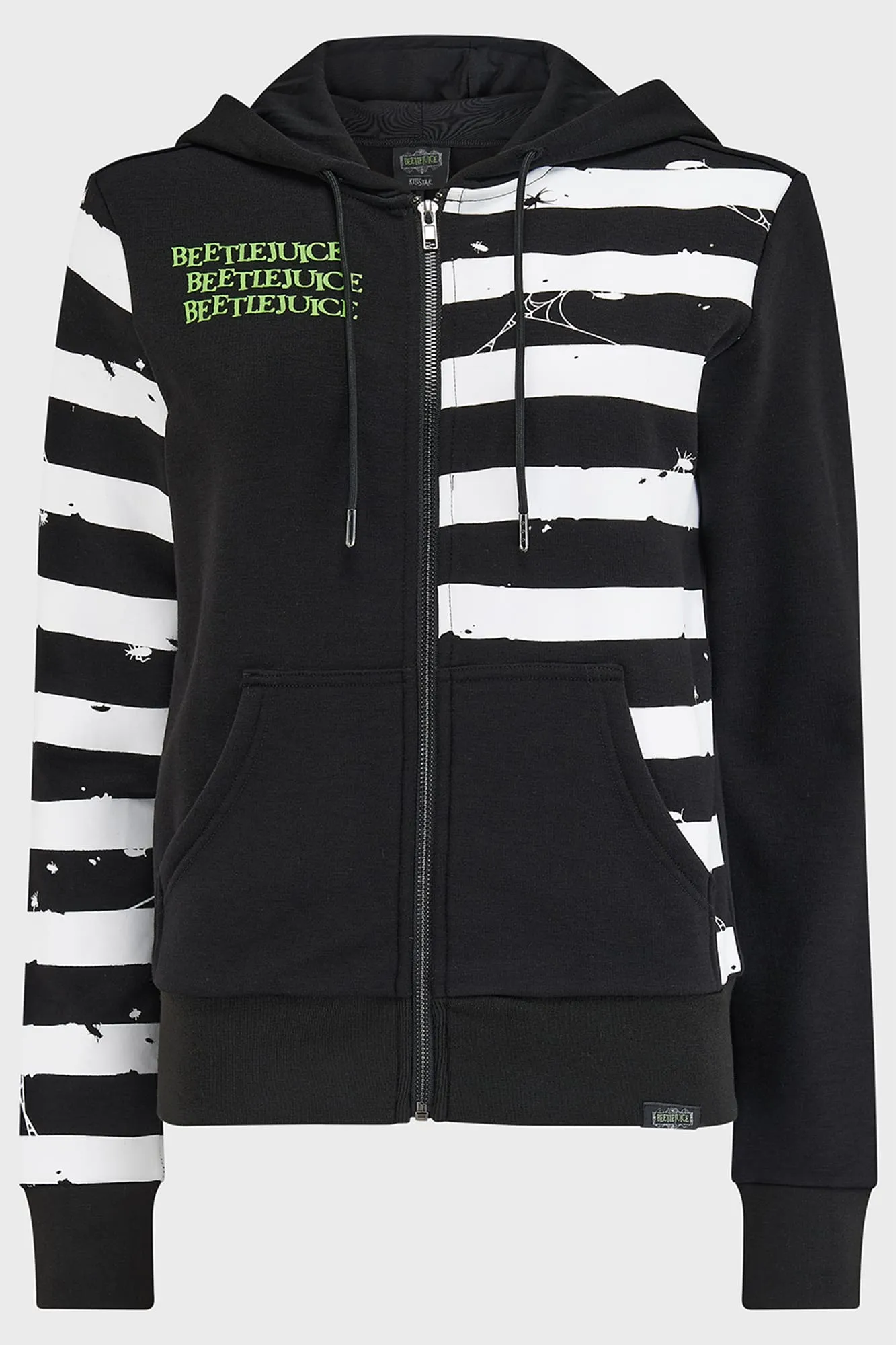 Distressed Stripe Hoodie