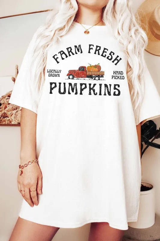 FARM FRESH PUMPKINS GRAPHIC TEE