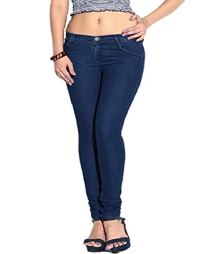 Ganga Women's Slimfit Jeans (BLU40728_36_36_Dark Blue)