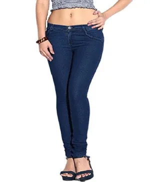 Ganga Women's Slimfit Jeans (BLU40728_36_36_Dark Blue)