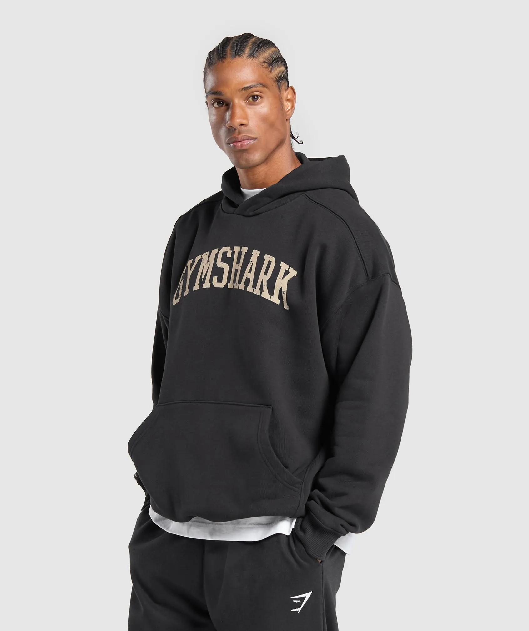 Gymshark Collegiate Hoodie - Black