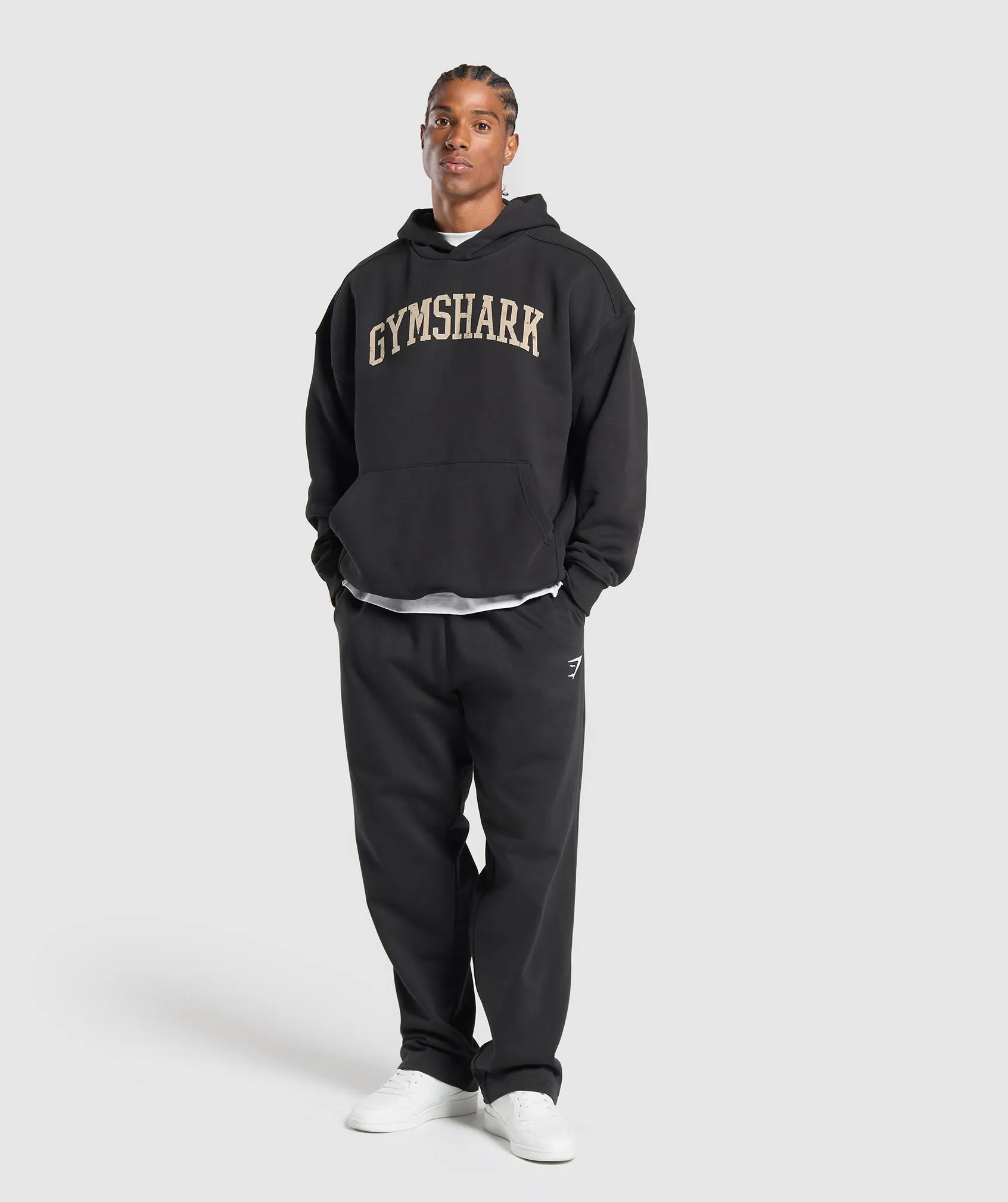 Gymshark Collegiate Hoodie - Black