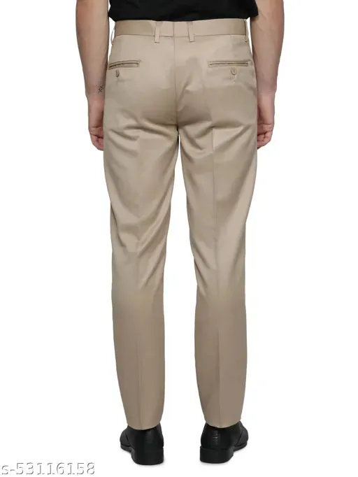 Haul Chic's Dark Cream Formal Trouser