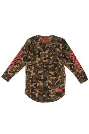 Haus of JR Roger L/S Camo/Red