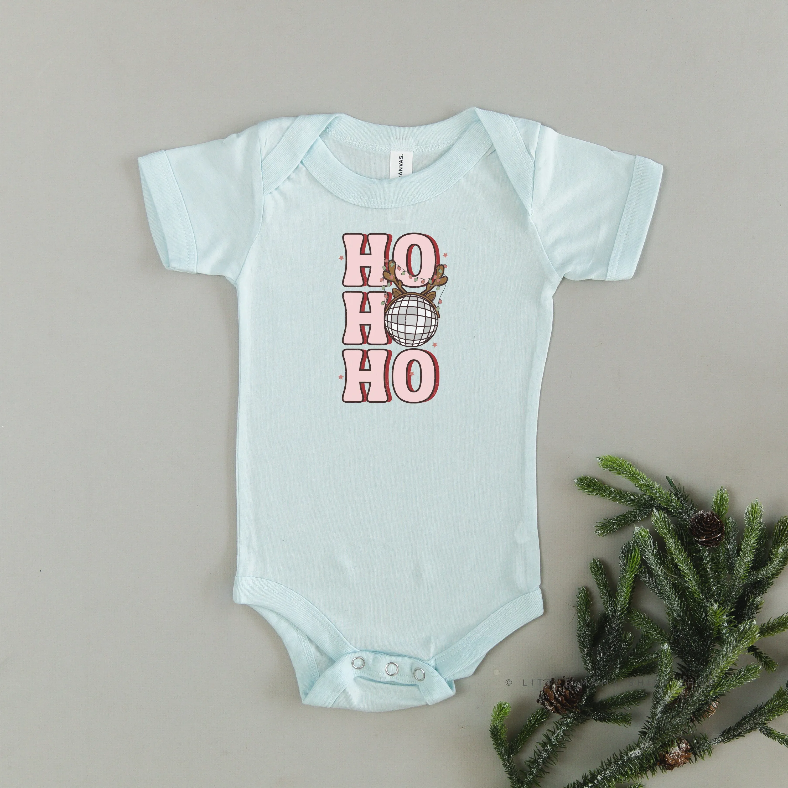 Ho Ho Ho - Disco Ball - Child Tee