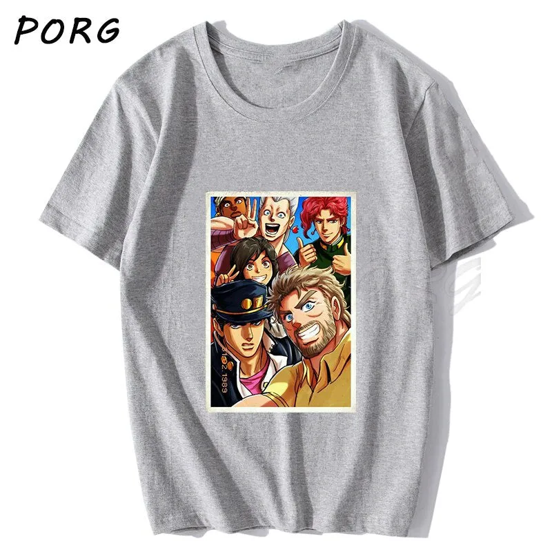 Jojo's Bizarre Adventure Printed T-shirt-2 Colors Available)