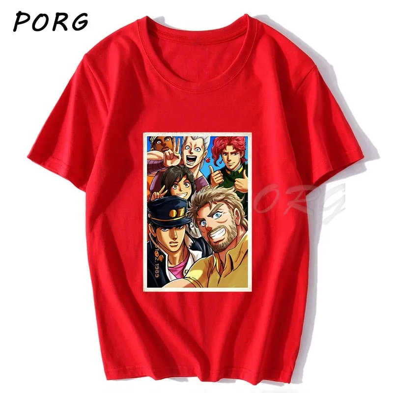 Jojo's Bizarre Adventure Printed T-shirt-2 Colors Available)