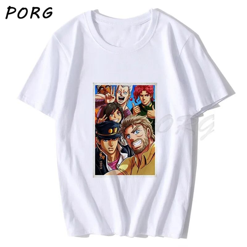 Jojo's Bizarre Adventure Printed T-shirt-2 Colors Available)