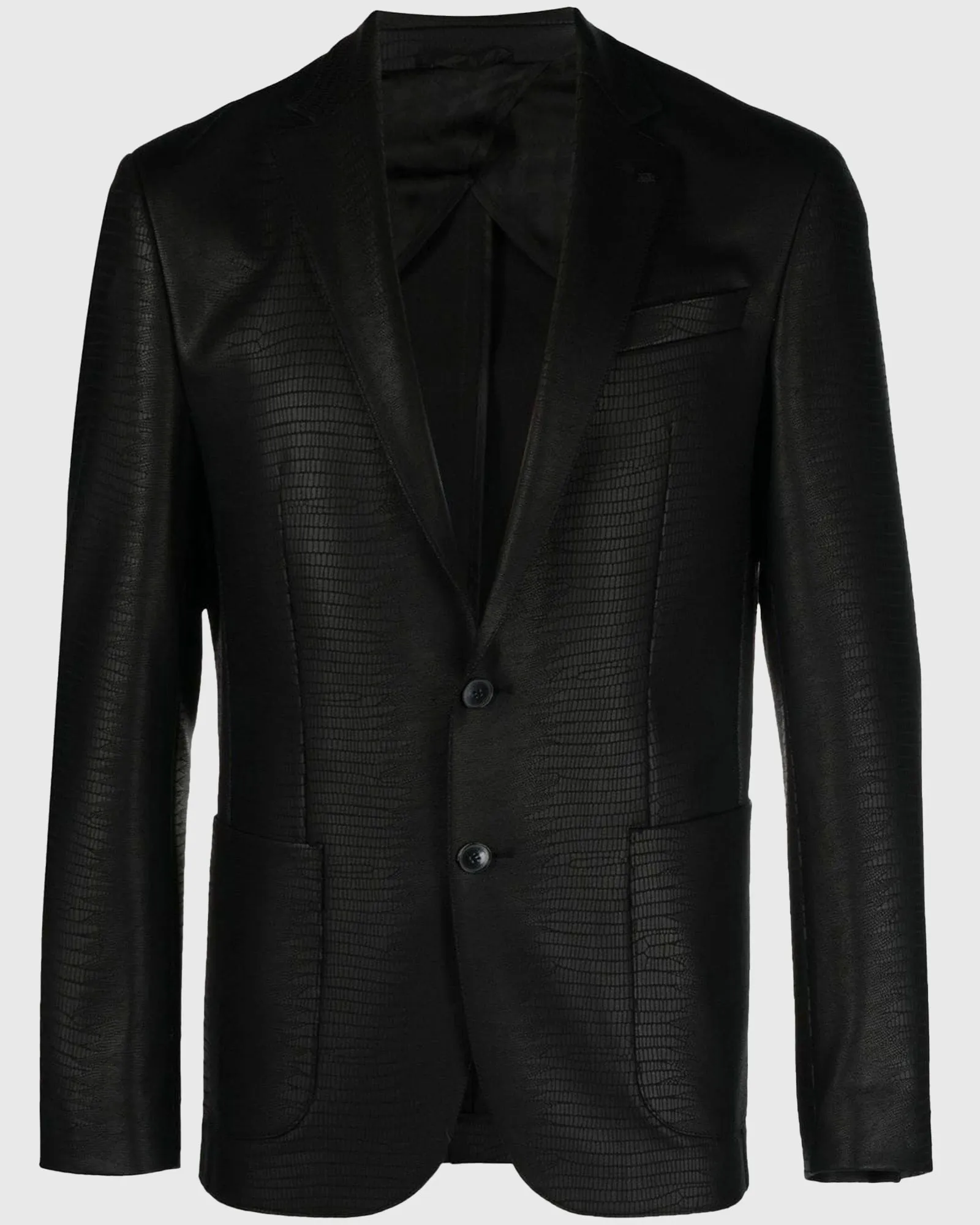 KARL LAGERFELD 524038 BLACK LIZARD JACKET