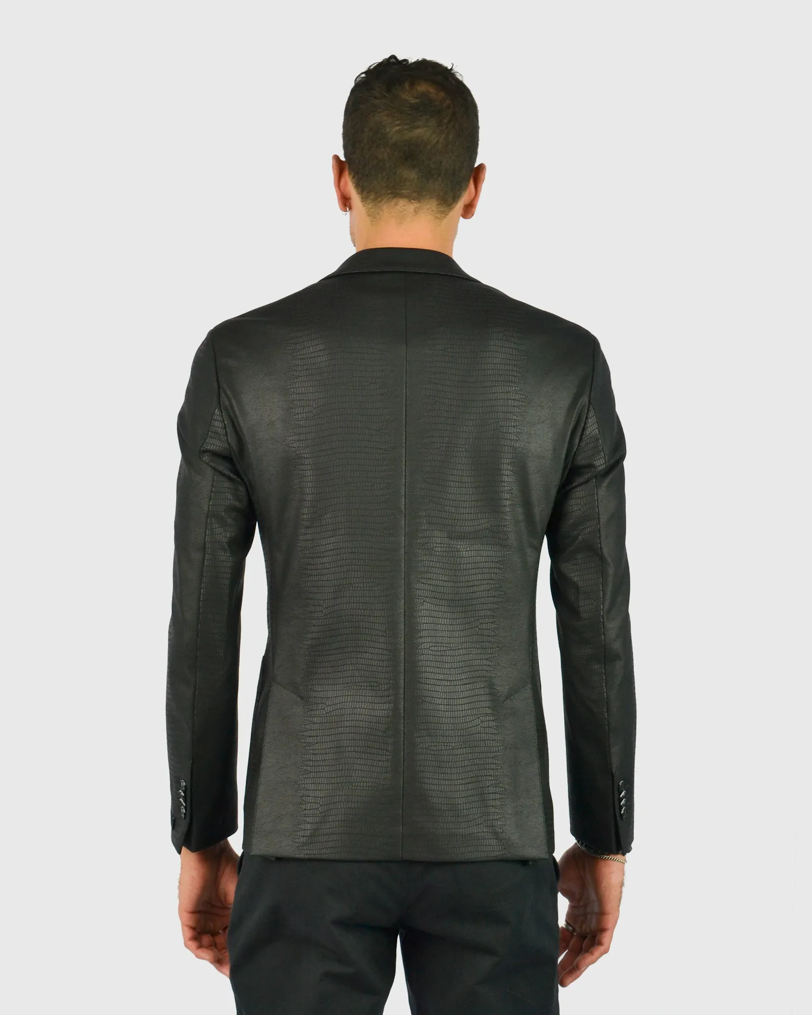 KARL LAGERFELD 524038 BLACK LIZARD JACKET