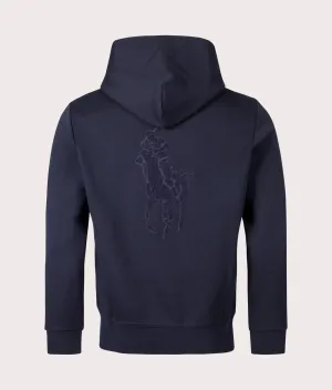 Logo Big Pony Double-Knit Hoodie