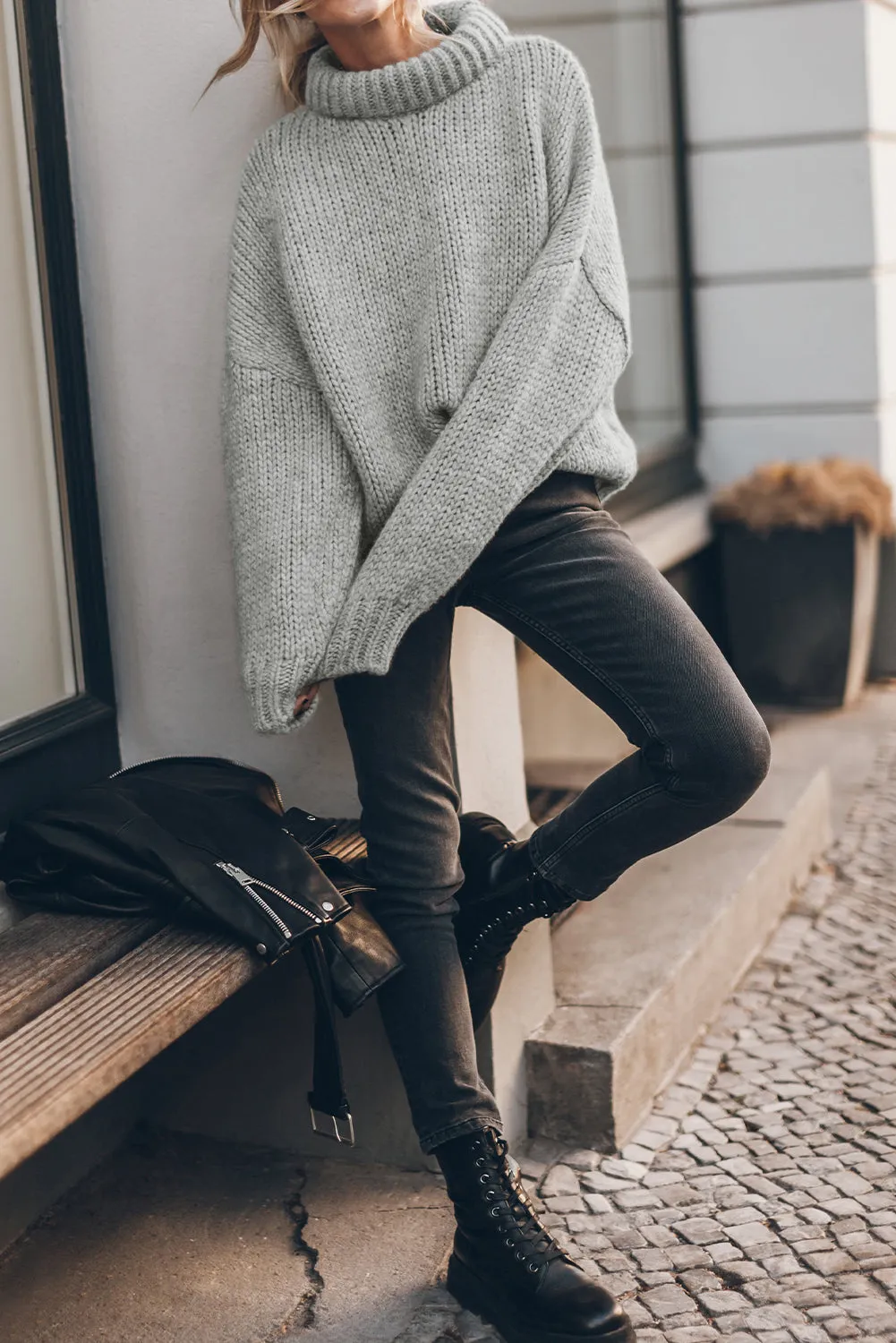 Long Sleeve Turtleneck Sweater