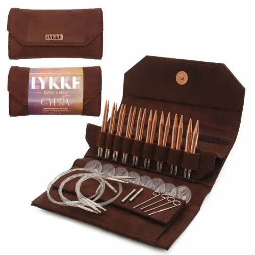 Lykke 3.5" Knitting Needle Set. CYPRA COPPER