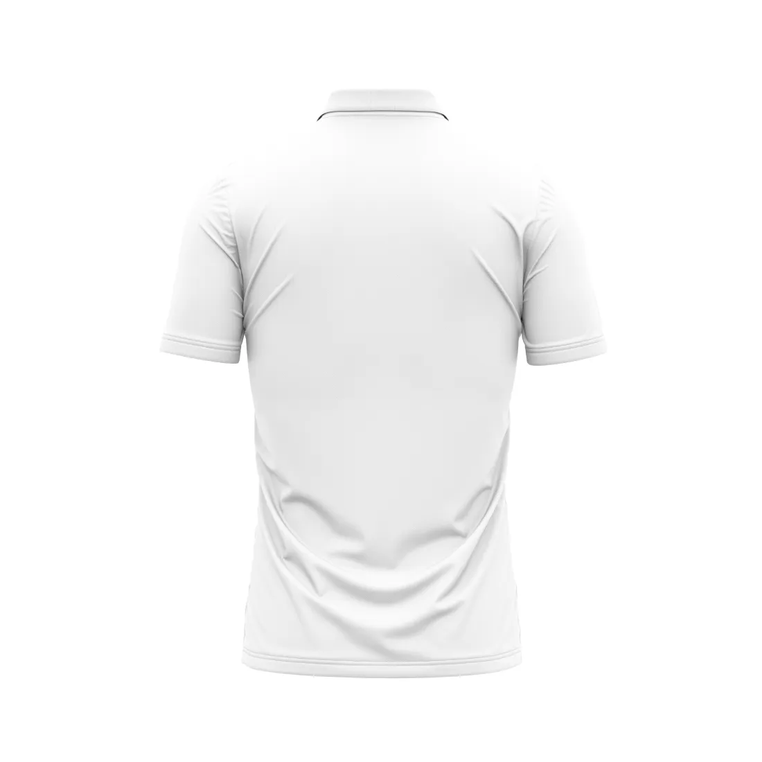 Next Print Customized Polo Neck White Jersey NPTS22