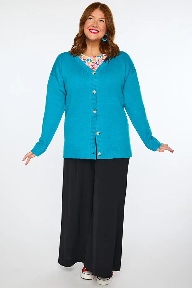 Nola Teal Cardi