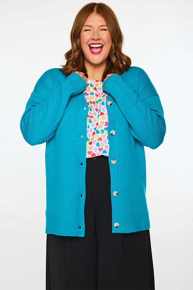 Nola Teal Cardi