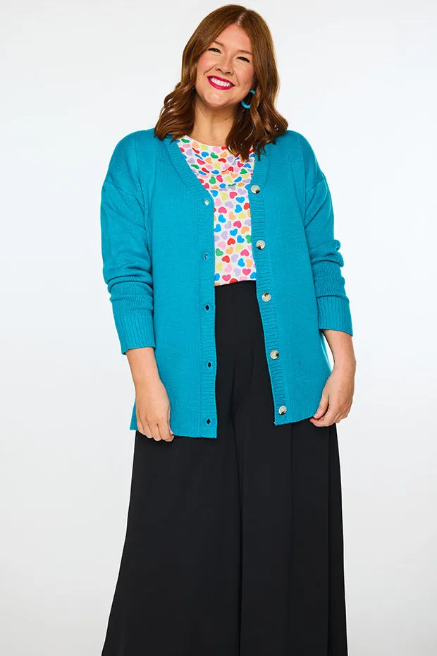 Nola Teal Cardi