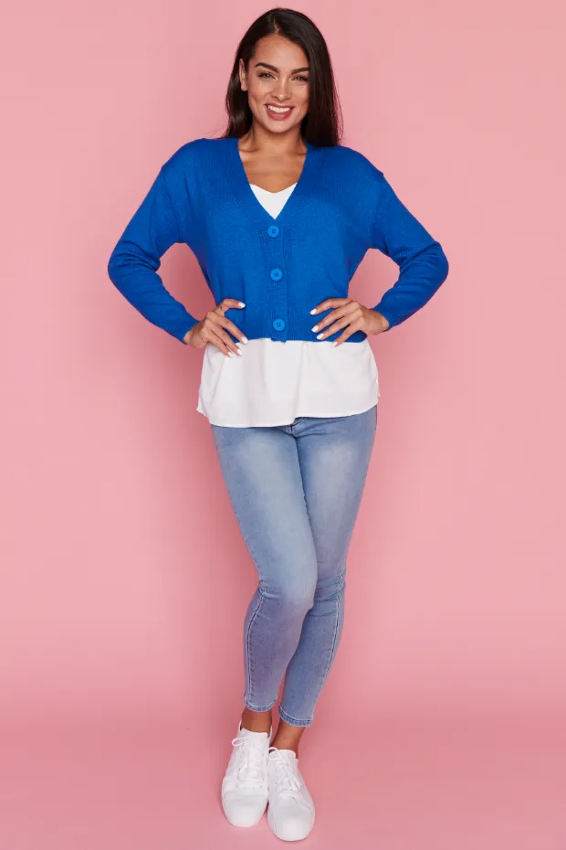 Norma Moon Blue Cardi