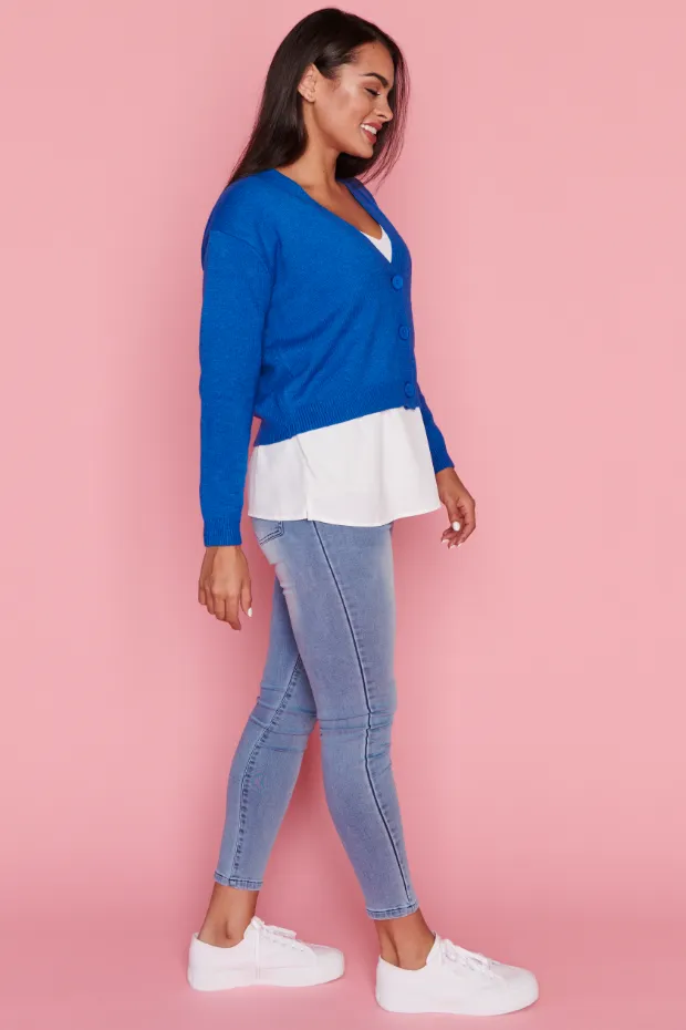 Norma Moon Blue Cardi