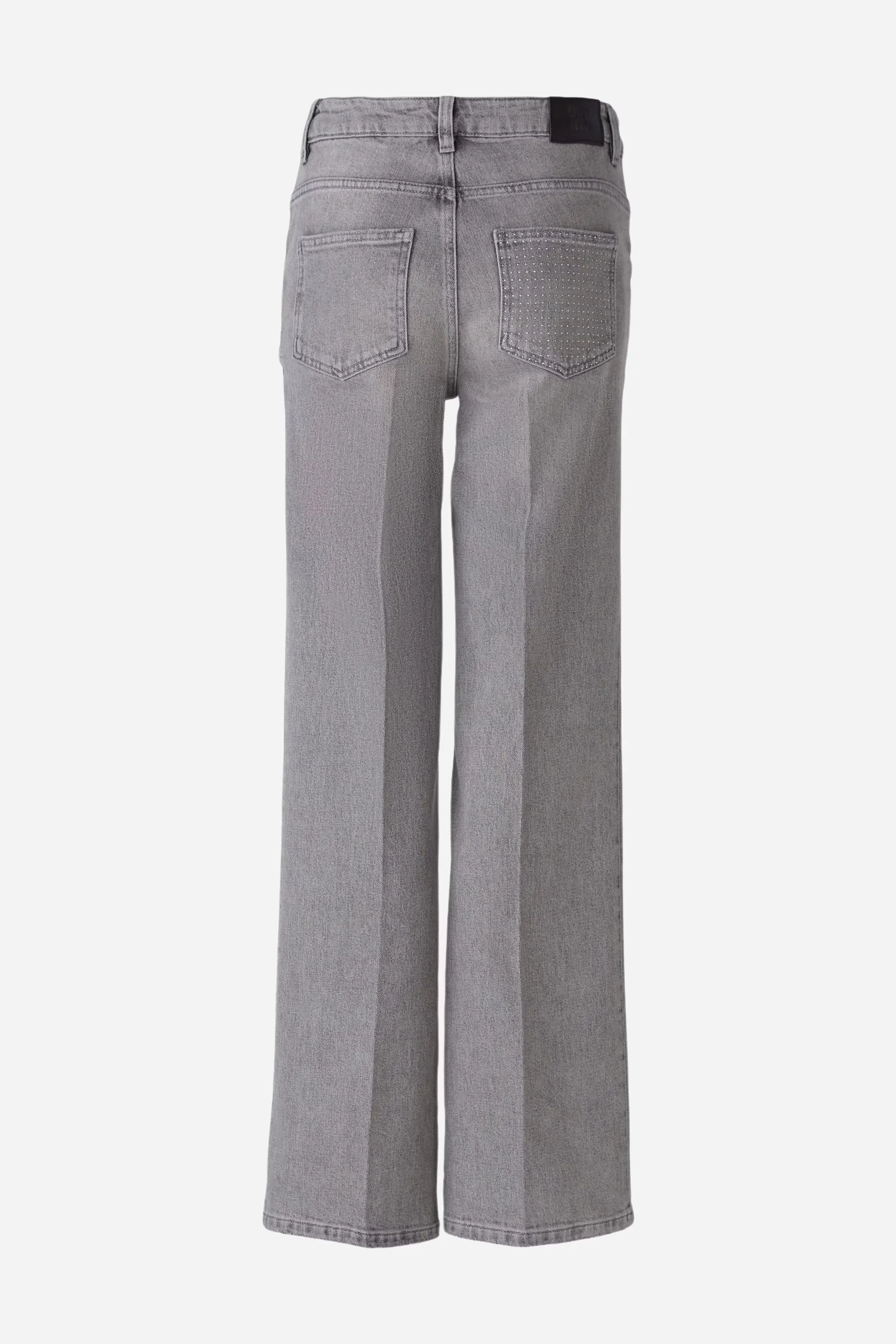 Oui Flare Mid-Waist Jeans Grey