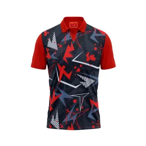 Red Polo Neck Half Sleeve T Shirt Nextprint F116